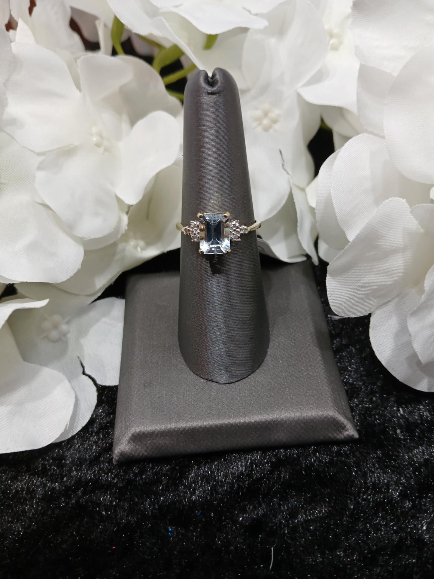 Aquamarine Cocktail Ring