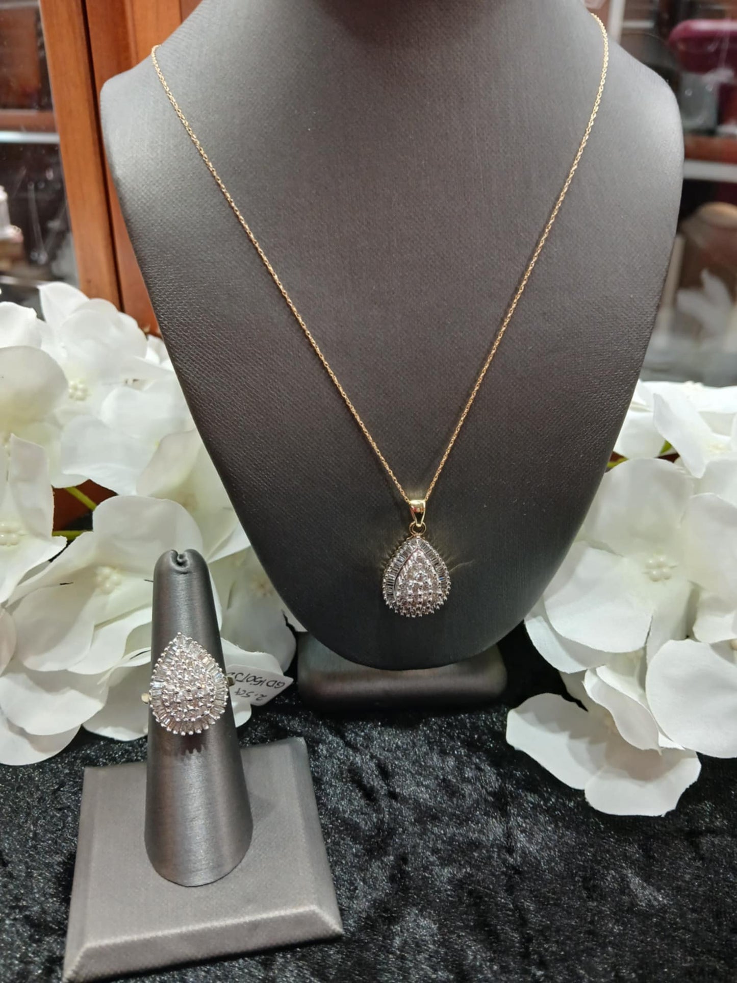 2.50 ct. Ring and Pendant Set