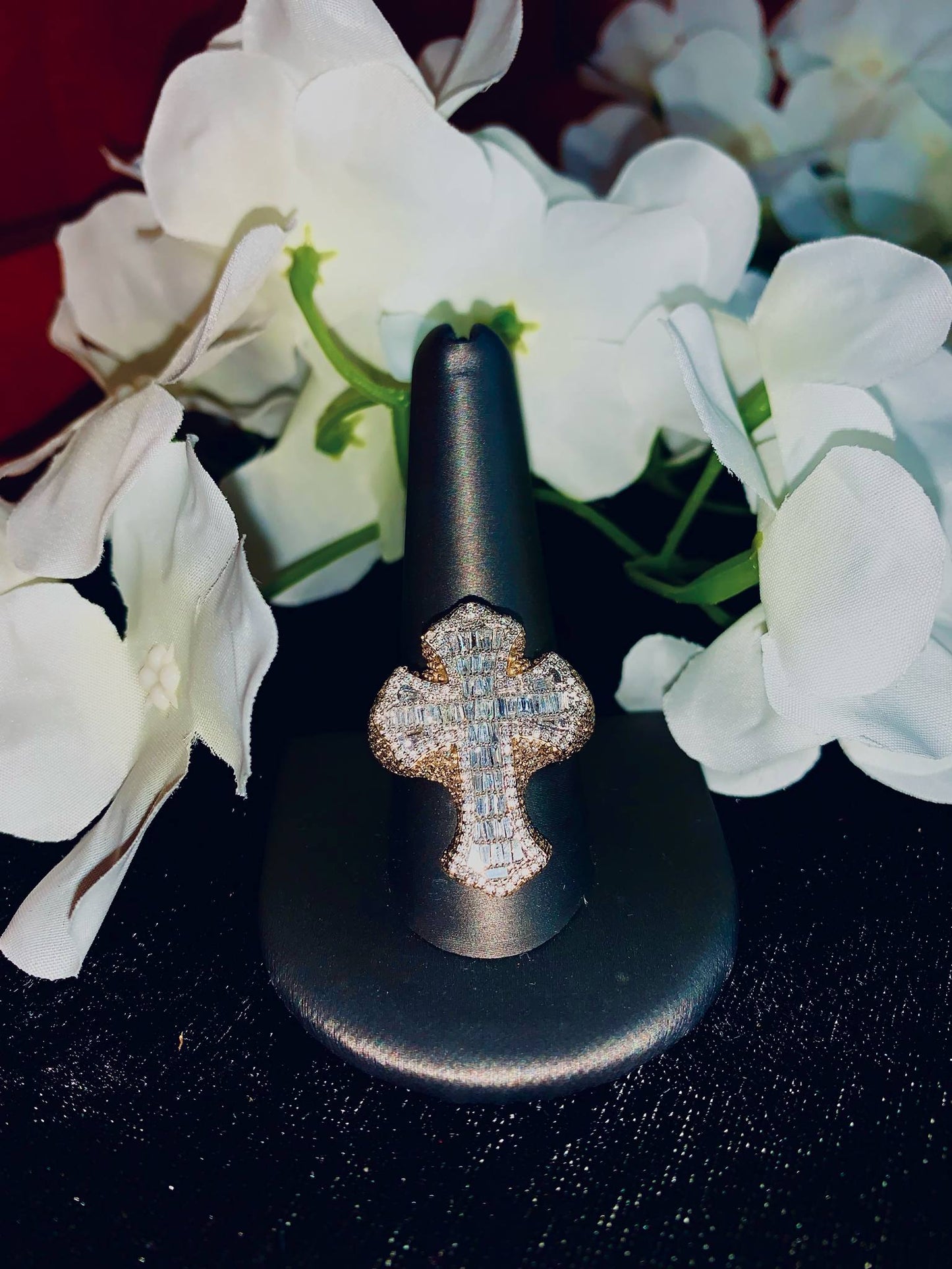 3ct. Diamond Cross Men's Ring