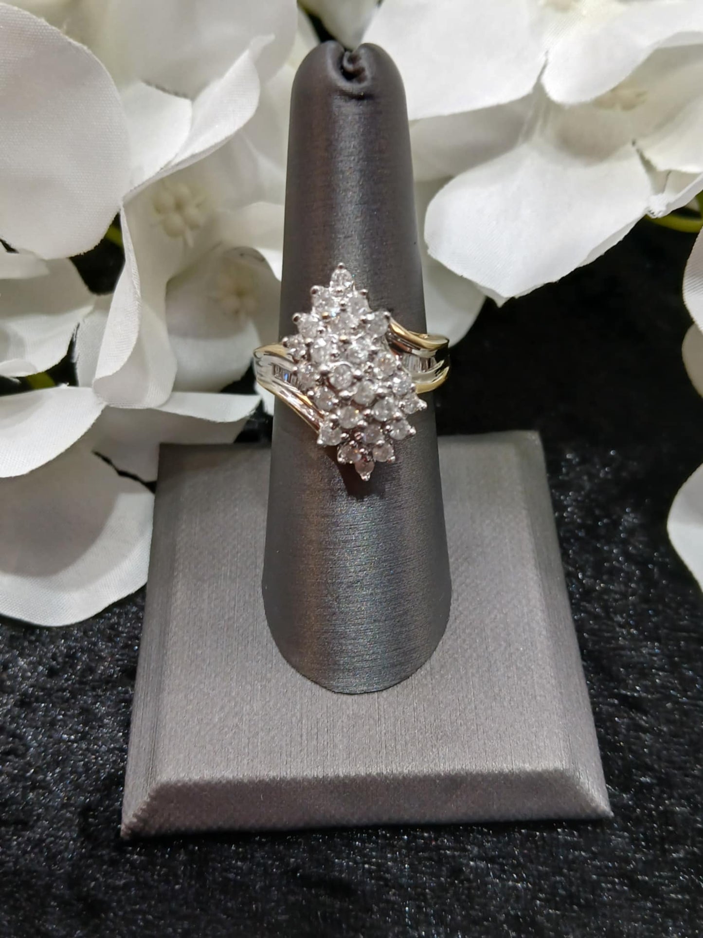 2.00 ct. Diamond Waterfall Dinner Ring