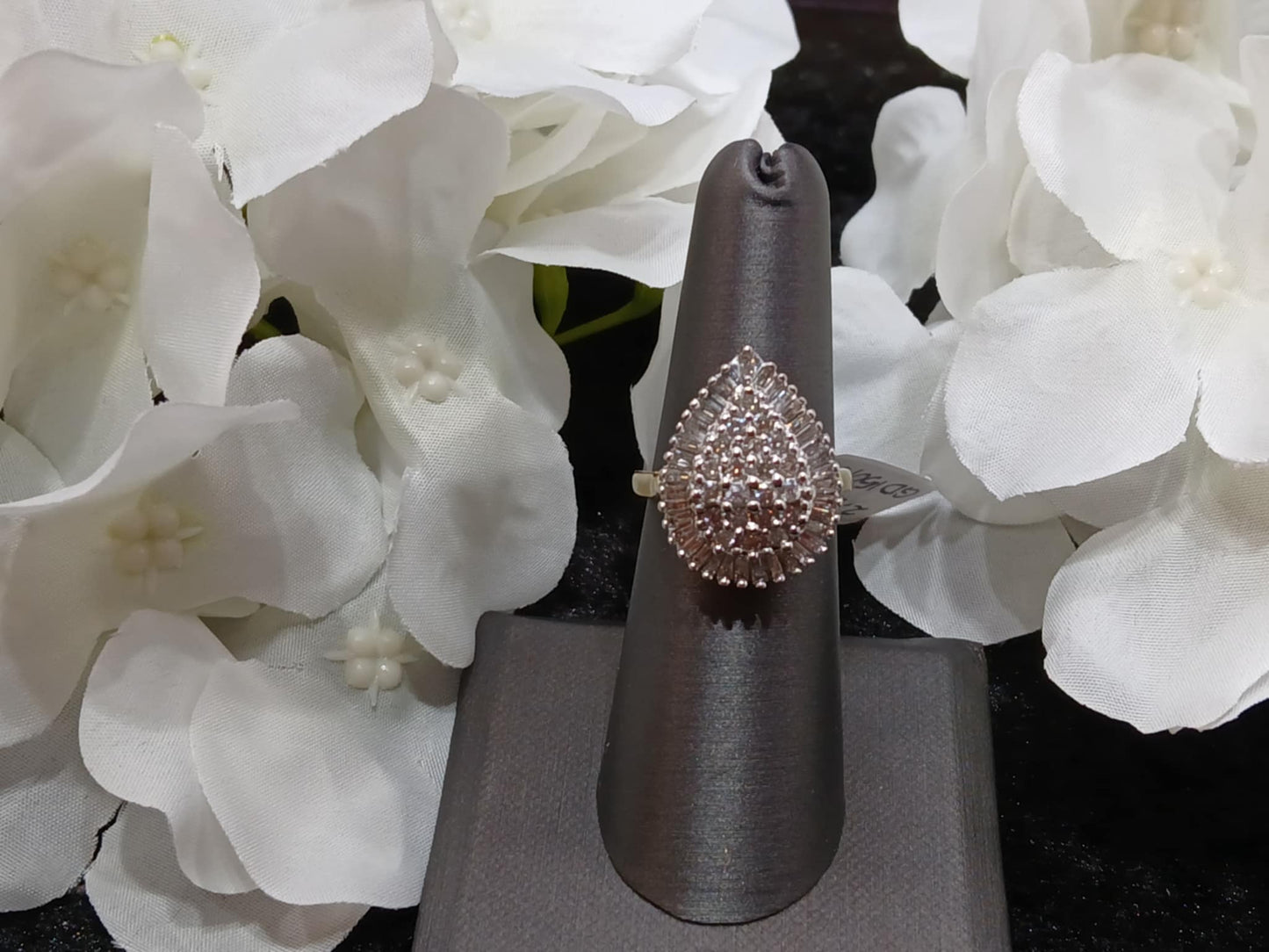 2.50 ct. Diamond Teardrop Dinner Ring