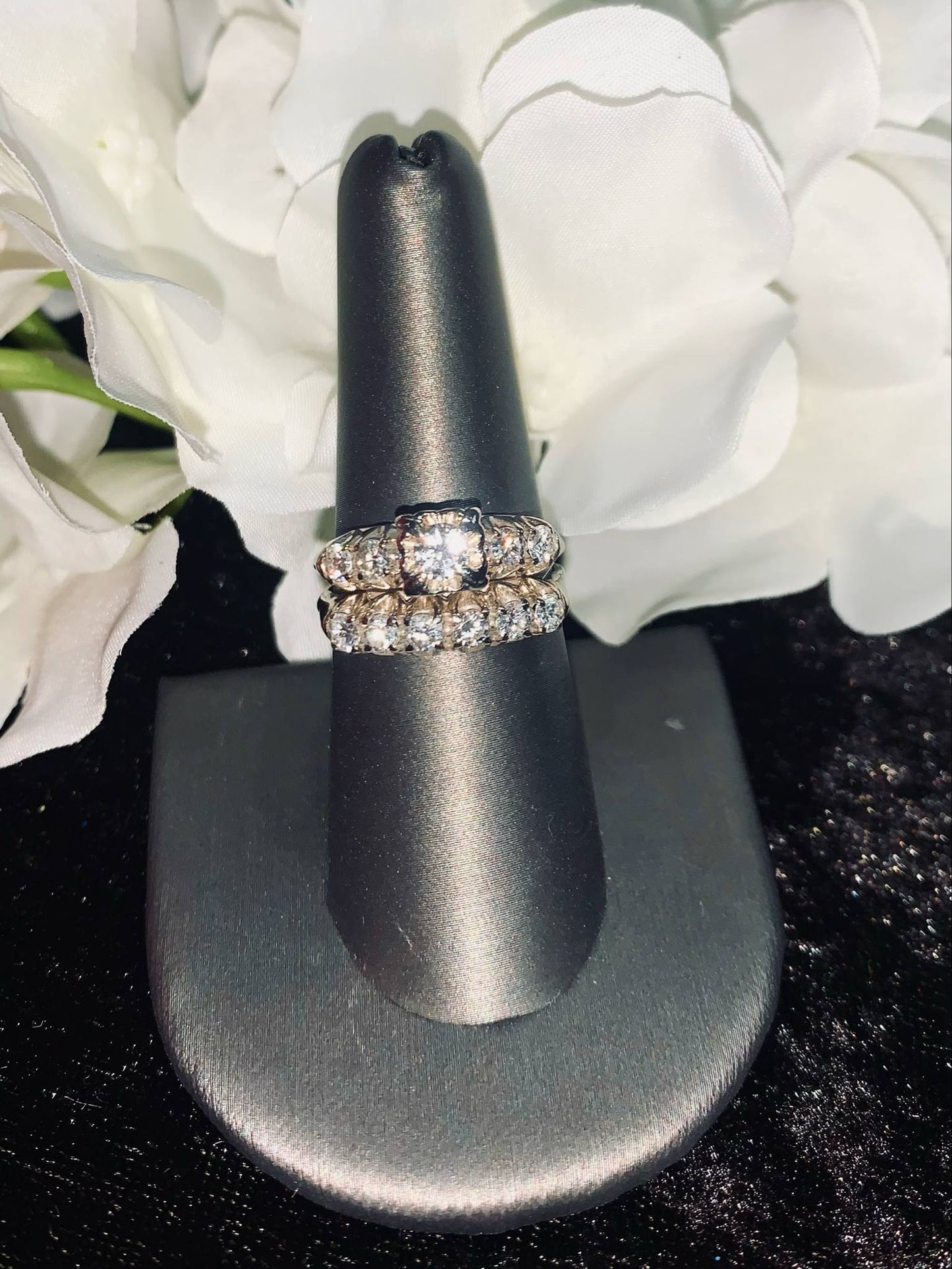 1.00 ct. Round Cut Bridal Set