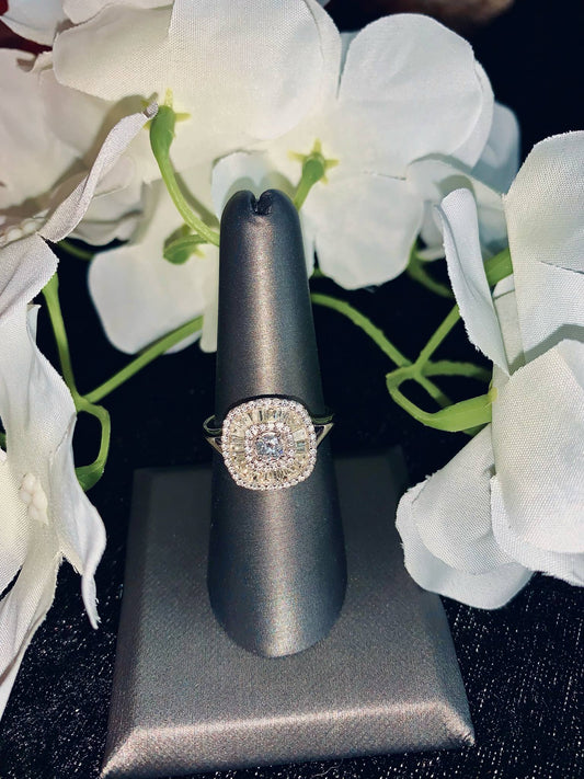 1.00 ct. Diamond Ballerina Ring
