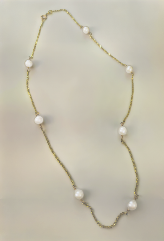 14k 16" Pearl Necklace