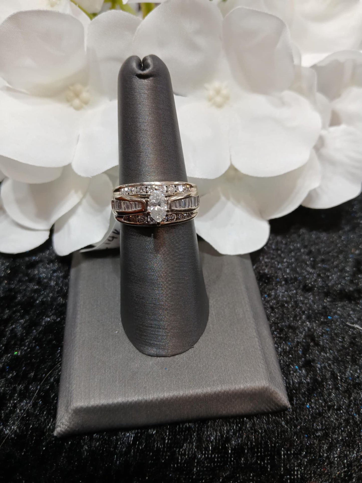 1.00 ct. Marquis Cut Engagement Ring