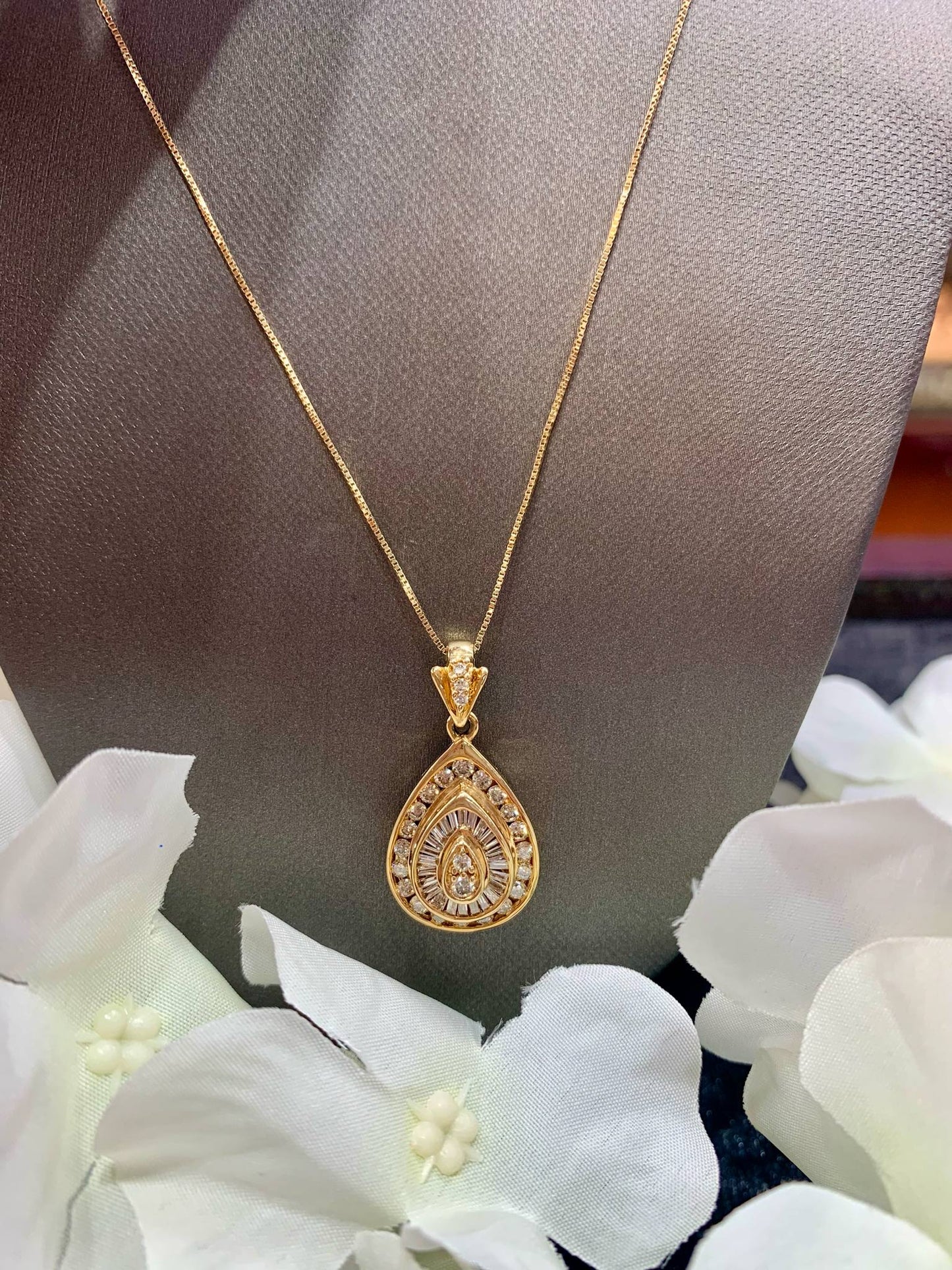 1.00 ct. Diamond Pendant and Necklace