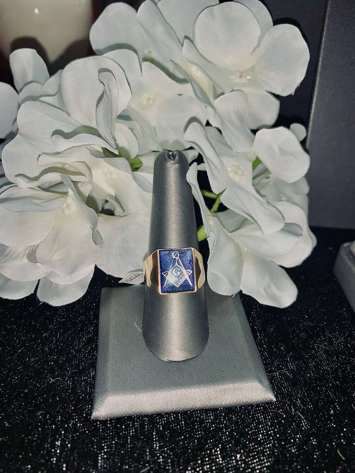 10K Yellow Gold Gent's Masonic Ring