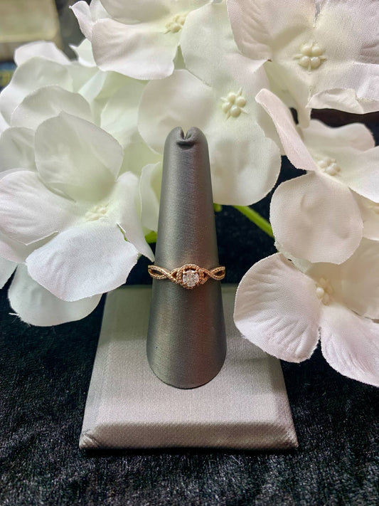 0.6 ct. Round Diamond Engagement Ring