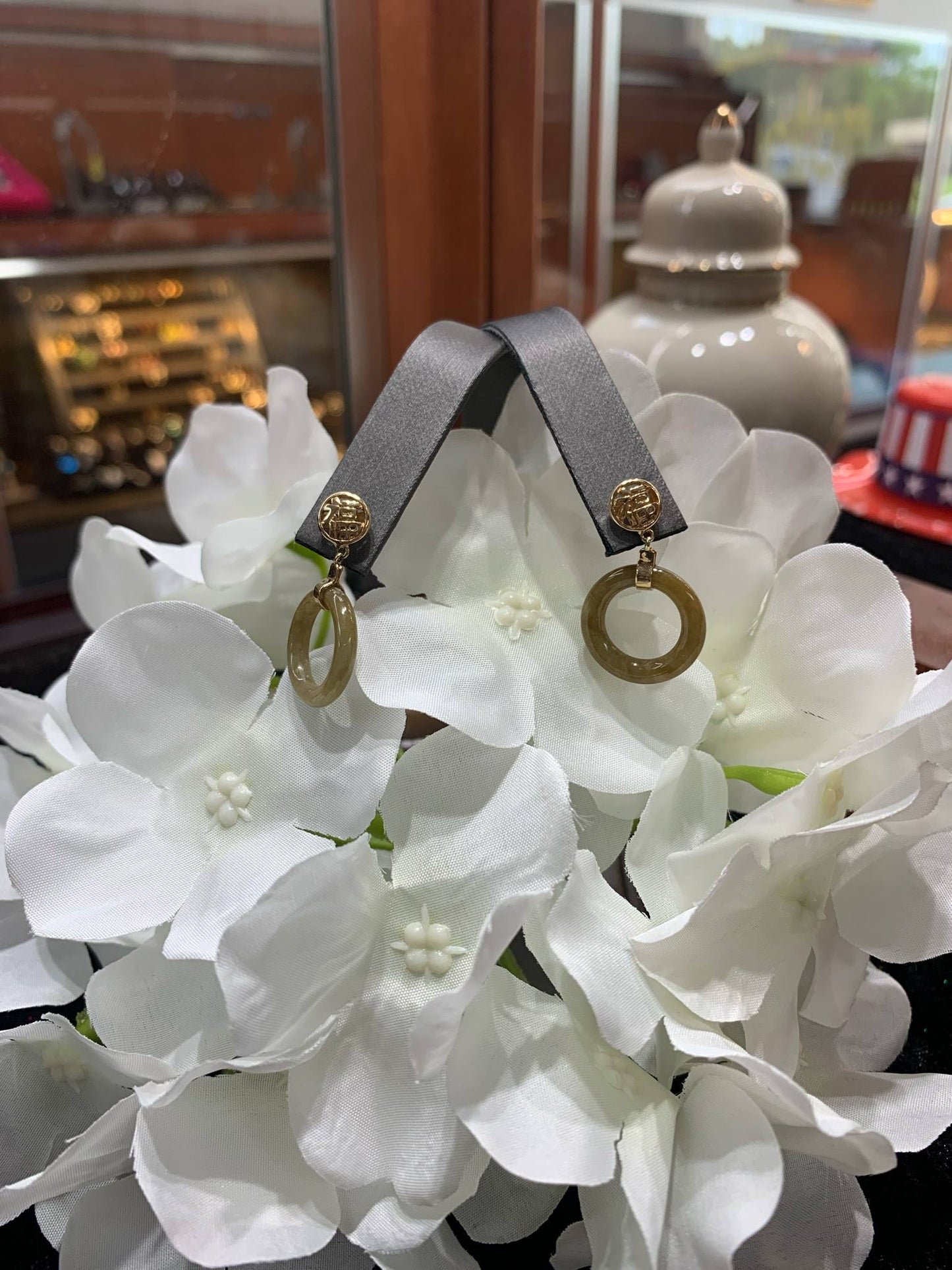 Lemon Jade Dangle Earrings