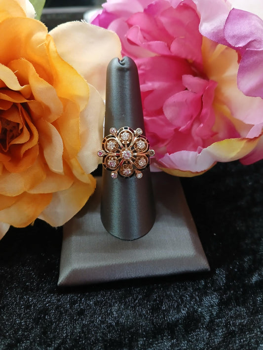 1.00 ct. Diamond Black Enamel Ring