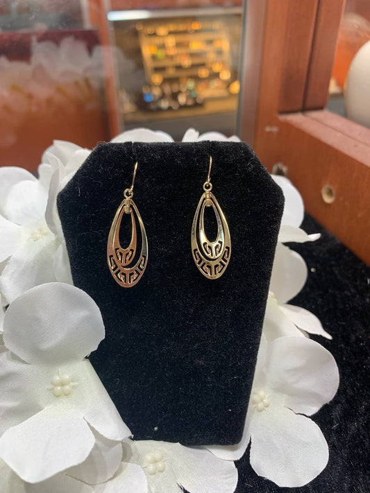 Yellow Gold Dangle Earrings