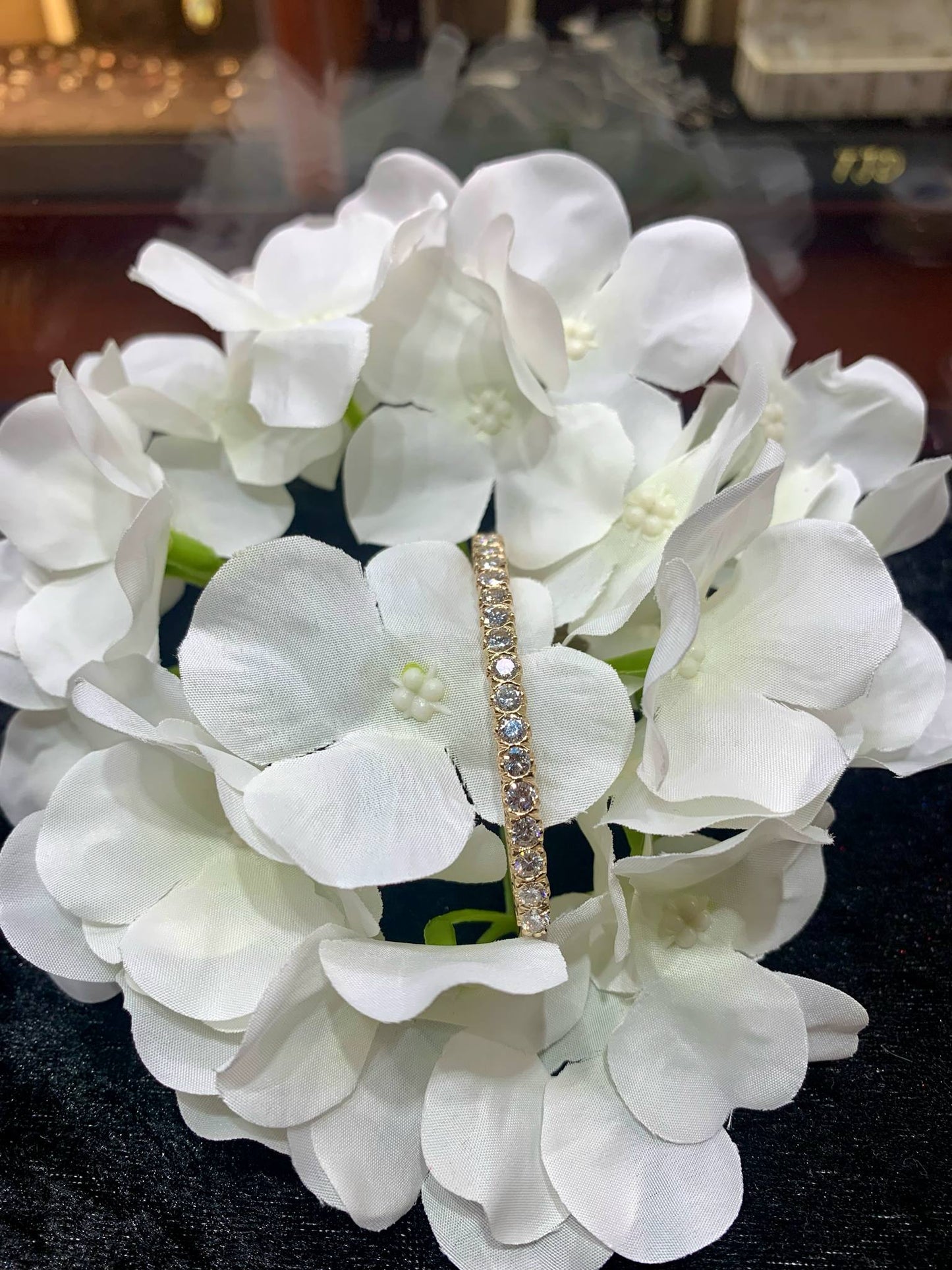 4.00 ct. SI2 F-Colored Diamond Bangle