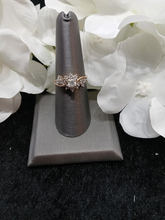 1.00 ct. Diamond Flower Ring