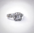 1.00ct. Princess Cut Engagement Ring