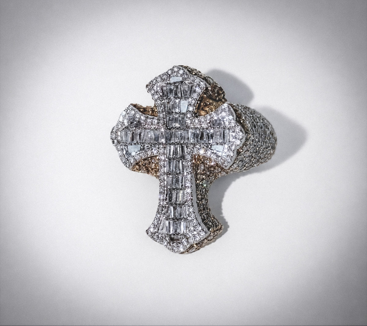3.00ct. Men's Cross Ring