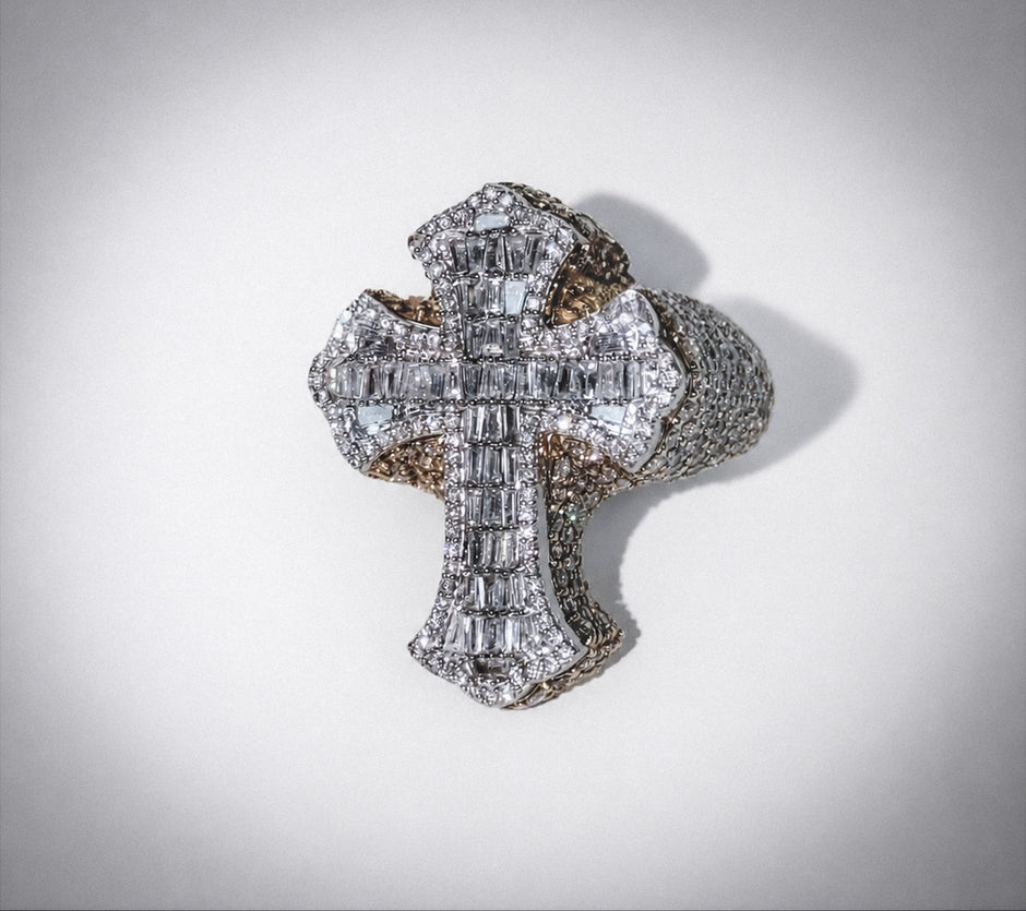 3.00ct. Men's Cross Ring