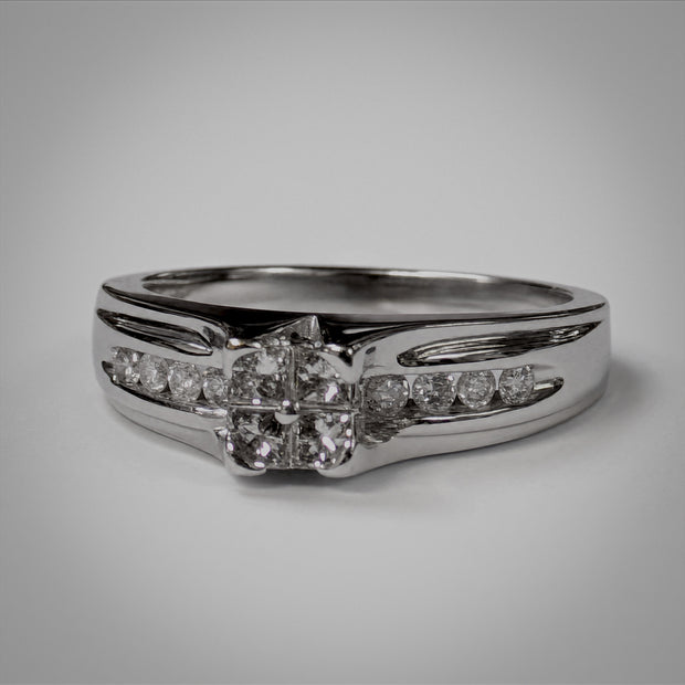 0.50ct. Princess Cut Engagement Ring