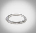 Platinum and Diamond Wedding Band