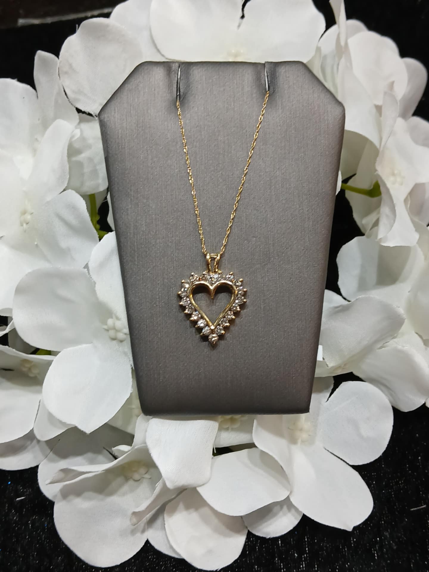 1.00 ct. Diamond Heart Pendent