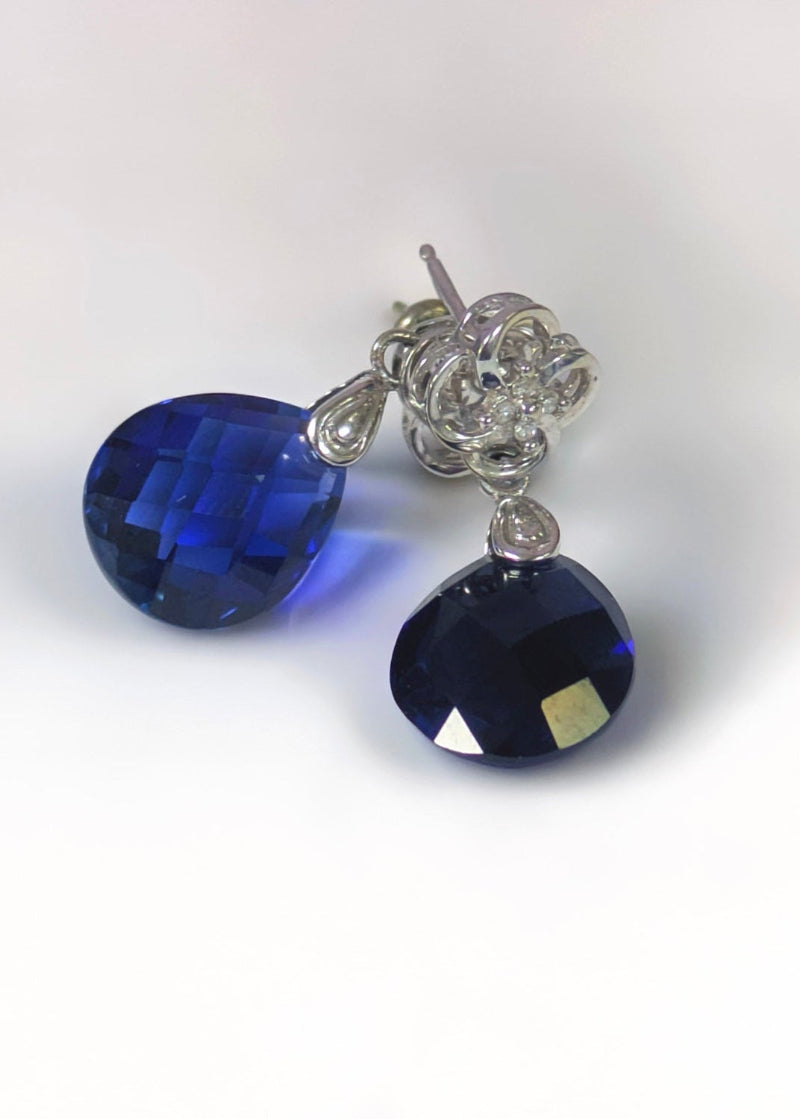Sapphire Dangle Earrings
